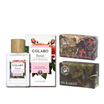 【買1送2】COLABO FLORAL R&amp;B 淡香精100ml*1+英國皇家植物園香皂*2