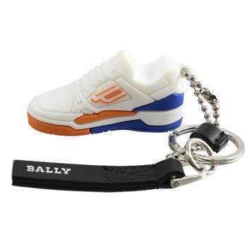 BALLY 6301271 BALLY CHAMPION 潮流球鞋鑰匙圈吊飾.白