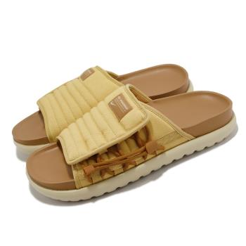 Nike 拖鞋 Asuna 2 Slide 男鞋 女鞋 土黃 棕 麵包拖 可調整 抽繩 DX6865-700