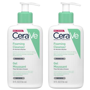 CeraVe適樂膚 溫和泡沫潔膚露236ml (2入組)