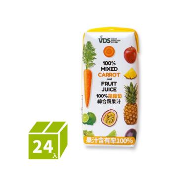 【VDS活力東勢】胡蘿蔔綜合蔬果汁200ml x24瓶/箱 (利樂包)