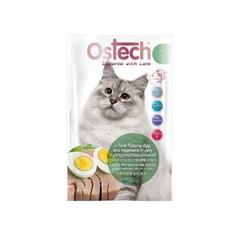 Ostech歐司特 特級餐包 -(鮪魚蛋蔬) 70g*12入組_貓餐包、貓罐頭