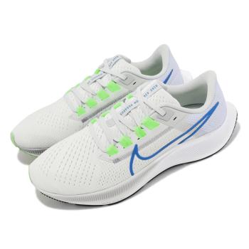 Nike 慢跑鞋 Air Zoom Pegasus 38 男鞋 白 藍 小飛馬 緩震 氣墊 運動鞋 CW7356-103