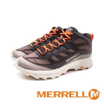 MERRELL(男)MOAB SPEED MID GORE-TEX防水中低筒健行運動鞋 男鞋-橘色