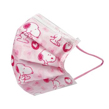【網狐家居】史努比兒童口罩10入-滿滿愛心(3入組) 醫療口罩 台灣製造 