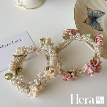 【Hera 赫拉】超仙珍珠花朵髮圈 H111061507