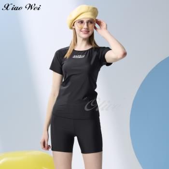 【SARBIS 沙兒斯品牌】流行大女二件式短袖泳裝NO.B9223318(3L/5L)