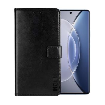 IN7 瘋馬紋 vivo X90 Pro (6.78吋) 錢包式 磁扣側掀PU皮套 吊飾孔 手機皮套保護殼