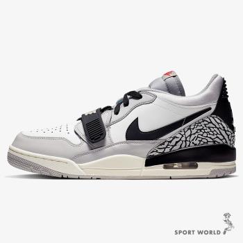 Nike 男鞋 休閒鞋 Air Jordan Legacy 312 低筒 爆裂紋 灰黑【運動世界】CD7069-101