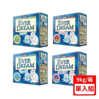 EVER DREAM韓國藍貓速凝結貓砂系列9kg(下標數量2+贈神仙磚)