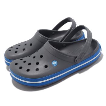 Crocs 涼拖鞋 Crocband 男鞋 女鞋 灰 藍 岩灰 海洋藍 卡駱班 洞洞鞋 卡駱馳 1101607W