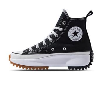 Converse Run Star Hike 男女鞋 黑白 鋸齒 厚底 非JW聯名款 休閒鞋 166800C