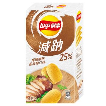 樂事樂連連薄鹽嫩烤松阪豬口味洋芋片166g/盒
