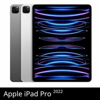2022 Apple iPad Pro 11吋 256G WIFI (含鋼化玻璃貼+可立式三折皮套)