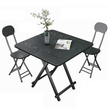 【HTQ】免組裝便攜折疊餐桌 80x80cm