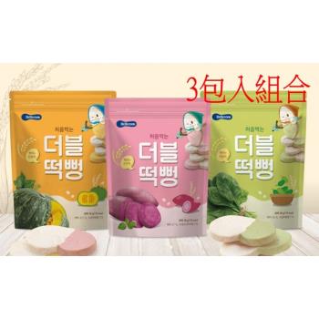 韓國BEBECOOK智慧媽媽初食綿綿米餅-白米南瓜/白米菠菜/白米番薯