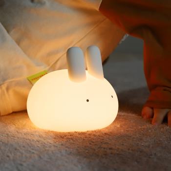 【A-MORE】丸子兔小夜燈 拍拍燈