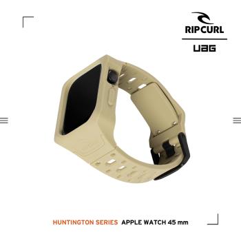 UAG X RIP CURL Apple Watch 45mm 矽膠保護殻運動錶帶-越野沙