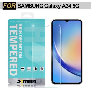 Xmart for Samsung Galaxy A34 5G 薄型9H玻璃保護貼-非滿版
