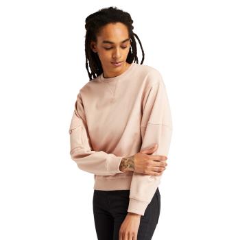 任-Timberland 女款玫瑰粉色LOGO寬鬆長袖T恤A23KX662