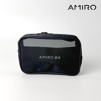 【AMIRO】化妝包-黑色 /收納包/盥洗包/衛浴包