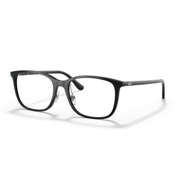 【RayBan】雷朋 光學鏡框 橢圓方框眼鏡 RX7168D 2000 55mm 黑色 膠框眼鏡