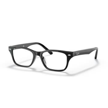 【RayBan】雷朋 光學鏡框 RX5345D 2000 53mm 長方形框眼鏡 黑框 膠框眼鏡