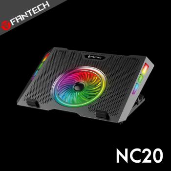 FANTECH NC20 RGB五段式多角度靜音筆電散熱座