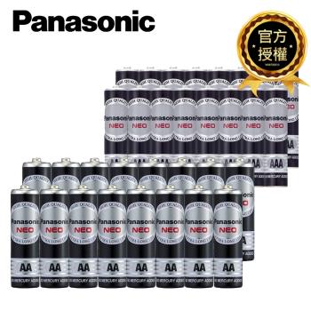 【國際牌Panasonic】碳鋅電池3號16顆+4號16顆(R6NNT/1.5V黑錳電池/乾電池/公司貨)