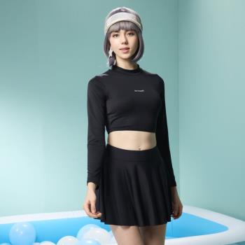 沙麗品牌流行二件式長袖/短版上衣裙款泳裝 NO.231298 (現貨+預購)