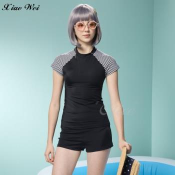 沙麗品牌 時尚流行二件式短袖泳裝 NO.231038(現貨+預購)