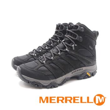 MERRELL(男)MOAB 3 APEX MID防水健行高筒登山鞋 男鞋－黑色