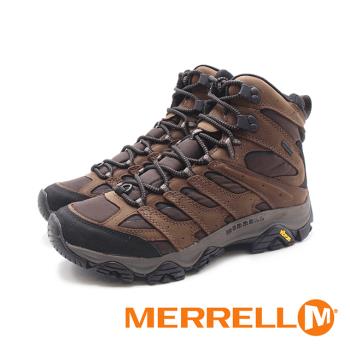 MERRELL(男)MOAB 3 APEX MID防水健行高筒登山鞋 男鞋－棕咖色