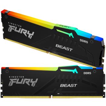 Kingston 金士頓 FURY Beast RGB KF556C36BBEAK2-32 DDR5-5600 32GB=16GBx2 超頻記憶體