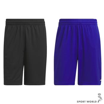 Adidas 男裝 短褲 藍球褲 排汗 口袋 黑/藍【運動世界】IC2444/IC2446
