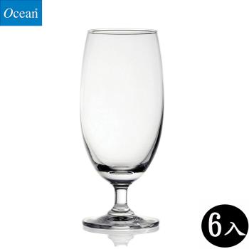 【Ocean】高腳啤酒杯-415ml/6入組- 標準杯系列