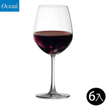 【Ocean】波爾多紅酒杯-600ml/6入組-麥德遜系列