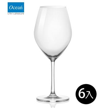 【Ocean】波爾多紅酒杯-595ml/6入組-桑迪系列