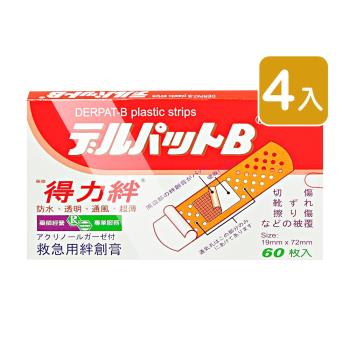 藥聯 得力絆 防水OK繃 60片/盒 (4入)