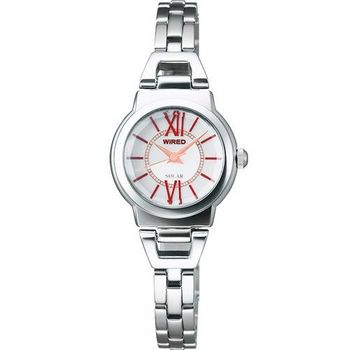 WIRED 知性美人手鍊女錶-銀 V117-X001S