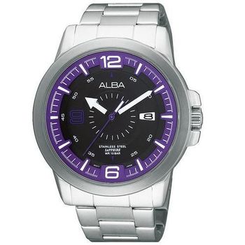 ALBA ACTIVE 大世紀爭霸腕錶(VJ42-X008P)-紫
