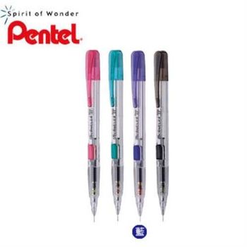 【Pentel飛龍】PD105T側壓式自動鉛筆 0.5mm-(藍)-12支
