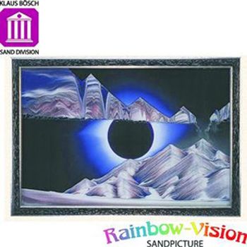 【Rainbow Vision】水砂畫-螢幕(日蝕)-S