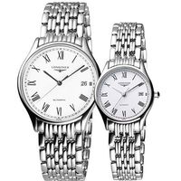 LONGINES Lyre 琴韻 羅馬經典機械對錶-白 L48604116+L43604116