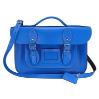 【The Leather Satchel Co.】12.5吋 英國手工牛皮劍橋包 (牛津藍)