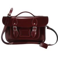 【The Leather Satchel Co.】12.5吋 英國手工牛皮劍橋包 (誘惑紅)