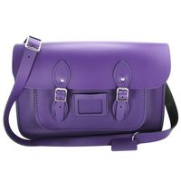 【The Leather Satchel Co.】14吋 英國手工牛皮劍橋包 (舞夜紫)