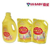 優生 抗菌防蹣洗衣精2000mlx1+補充包1800mlx2