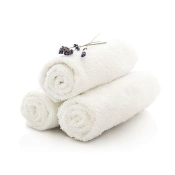 花季 典雅風情-純白五星飯店級厚織大浴巾3件組