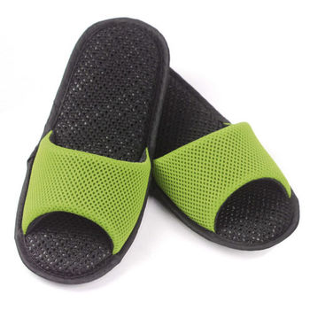 AC Rabbit 開口型低均壓氣墊拖鞋(馬卡龍色系)-嫩芽綠